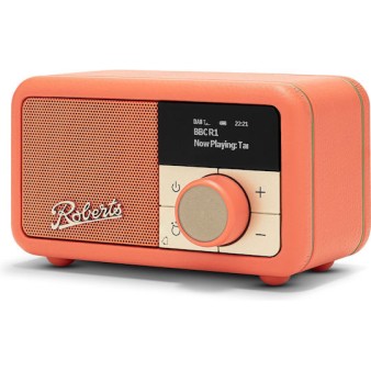 Roberts Revival Petite 2 Φορητό Ραδιόφωνο Επαναφορτιζόμενο DAB+ με Bluetooth Orange