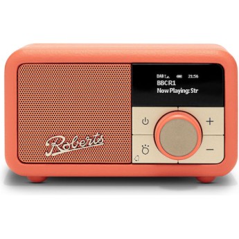 Roberts Revival Petite 2 Φορητό Ραδιόφωνο Επαναφορτιζόμενο DAB+ με Bluetooth Orange