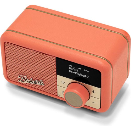 Roberts Revival Petite 2 Φορητό Ραδιόφωνο Επαναφορτιζόμενο DAB+ με Bluetooth Orange