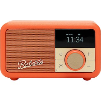 Roberts Revival Petite 2 Φορητό Ραδιόφωνο Επαναφορτιζόμενο DAB+ με Bluetooth Orange