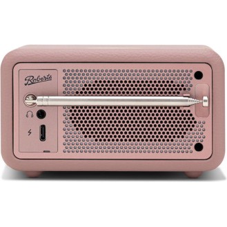 Roberts Revival Petite 2 Φορητό Ραδιόφωνο Επαναφορτιζόμενο DAB+ με Bluetooth Ροζ