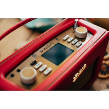 Roberts Revival IStream3L Επιτραπέζιο Ραδιόφωνο DAB+ με Bluetooth και USB Classic Red