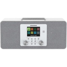 Grundig DTR 6100 Επιτραπέζιο Ραδιόφωνο Ρεύματος DAB+ με Bluetooth και USB Ασημί