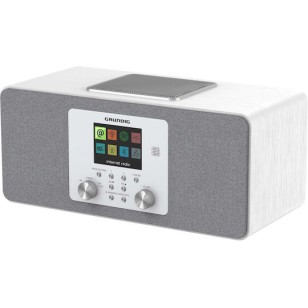Grundig DTR 6100 Επιτραπέζιο Ραδιόφωνο Ρεύματος DAB+ με Bluetooth και USB Ασημί
