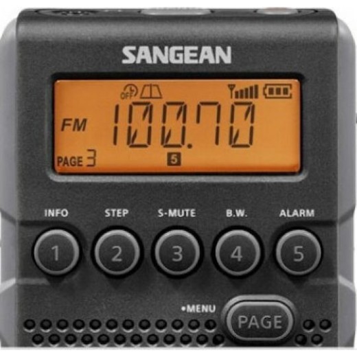 Sangean DT-800 Ραδιοφωνάκι Μπαταρίας Μαύρο