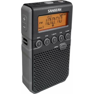 Sangean DT-800 Ραδιοφωνάκι Μπαταρίας Μαύρο