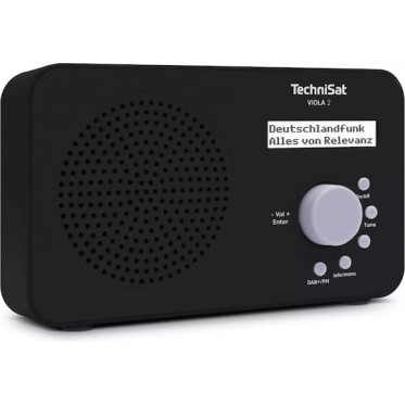 Technisat VIOLA 2 Επιτραπέζιο Ραδιόφωνο Μπαταρίας DAB+ Μαύρο