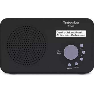 Technisat VIOLA 2 Επιτραπέζιο Ραδιόφωνο Μπαταρίας DAB+ Μαύρο