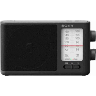 Sony ICF-506 Φορητό Ραδιόφωνο Ρεύματος / Μπαταρίας Μαύρο