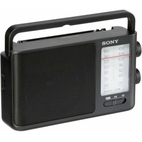 Sony ICF-506 Φορητό Ραδιόφωνο Ρεύματος / Μπαταρίας Μαύρο