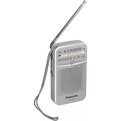 Panasonic RF-P50D Ραδιοφωνάκι Μπαταρίας Ασημί