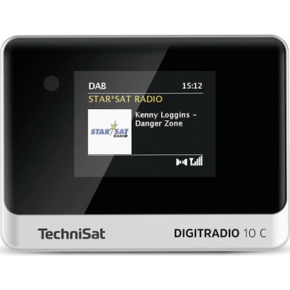 Technisat DigitRadio 10 C Επιτραπέζιο Ραδιόφωνο Ρεύματος DAB+ με Bluetooth Black/Silver