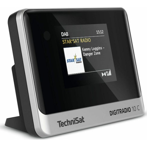 Technisat DigitRadio 10 C Επιτραπέζιο Ραδιόφωνο Ρεύματος DAB+ με Bluetooth Black/Silver