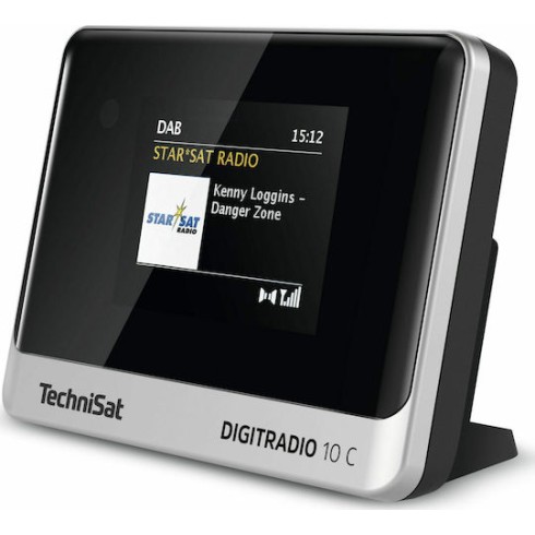 Technisat DigitRadio 10 C Επιτραπέζιο Ραδιόφωνο Ρεύματος DAB+ με Bluetooth Black/Silver
