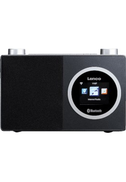 Lenco DIR-70 Επιτραπέζιο Ραδιόφωνο Ρεύματος DAB με Bluetooth Μαύρο