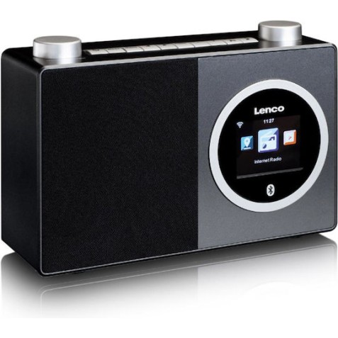 Lenco DIR-70 Επιτραπέζιο Ραδιόφωνο Ρεύματος DAB με Bluetooth Μαύρο
