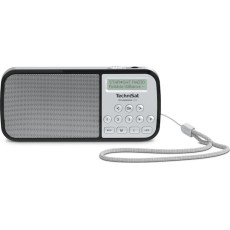 Technisat TechniRadio Ραδιοφωνάκι Επαναφορτιζόμενο DAB+ με USB Ασημί