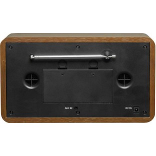 Denver DAB-18 Retro Επιτραπέζιο Ραδιόφωνο Ρεύματος / Μπαταρίας DAB+ με Bluetooth Καφέ