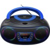 Denver Φορητό Ηχοσύστημα με Bluetooth / CD / USB / Ραδιόφωνο Μπλε