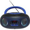Denver Φορητό Ηχοσύστημα με Bluetooth / CD / USB / Ραδιόφωνο Μπλε