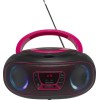Denver Φορητό Ηχοσύστημα με Bluetooth / CD / USB / Ραδιόφωνο Ροζ