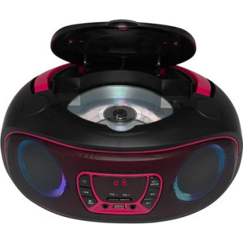 Denver Φορητό Ηχοσύστημα με Bluetooth / CD / USB / Ραδιόφωνο Ροζ