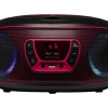 Denver Φορητό Ηχοσύστημα με Bluetooth / CD / USB / Ραδιόφωνο Ροζ