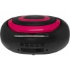 Denver Φορητό Ηχοσύστημα με Bluetooth / CD / USB / Ραδιόφωνο Ροζ
