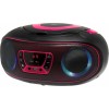 Denver Φορητό Ηχοσύστημα με Bluetooth / CD / USB / Ραδιόφωνο Ροζ