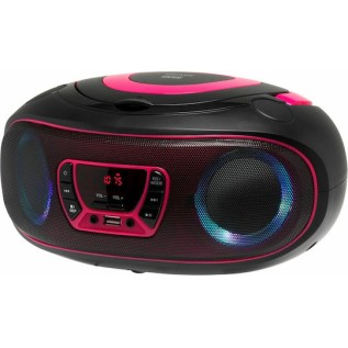 Denver Φορητό Ηχοσύστημα με Bluetooth / CD / USB / Ραδιόφωνο Ροζ