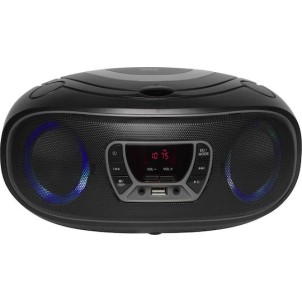 Denver Φορητό Ηχοσύστημα με Bluetooth / CD / USB / Ραδιόφωνο Γκρι