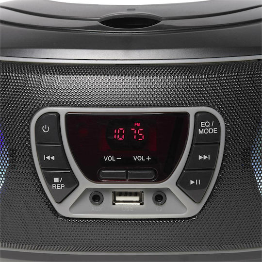 Denver Φορητό Ηχοσύστημα με Bluetooth / CD / USB / Ραδιόφωνο Γκρι