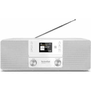 Technisat Ηχοσύστημα 2.0 DigitRadio 370 0001/3948 10W με CD Player και Bluetooth Λευκό
