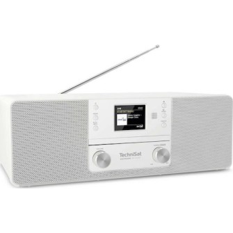 Technisat Ηχοσύστημα 2.0 DigitRadio 370 0001/3948 10W με CD Player και Bluetooth Λευκό