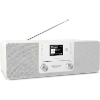 Technisat Ηχοσύστημα 2.0 DigitRadio 370 0001/3948 10W με CD Player και Bluetooth Λευκό
