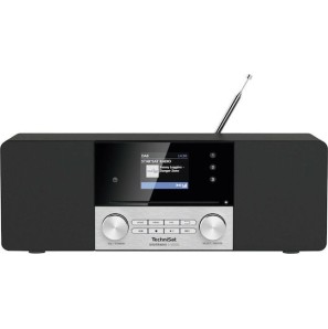 Technisat DigitRadio 3 Voice Επιτραπέζιο Ραδιόφωνο Ρεύματος DAB+ με Bluetooth και USB Μαύρο