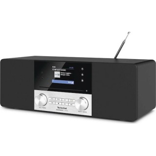 Technisat DigitRadio 3 Voice Επιτραπέζιο Ραδιόφωνο Ρεύματος DAB+ με Bluetooth και USB Μαύρο