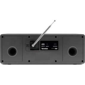Technisat DigitRadio 3 Voice Επιτραπέζιο Ραδιόφωνο Ρεύματος DAB+ με Bluetooth και USB Μαύρο