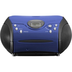 Lenco Φορητό Ηχοσύστημα με CD / MP3 / Ραδιόφωνο Μπλε