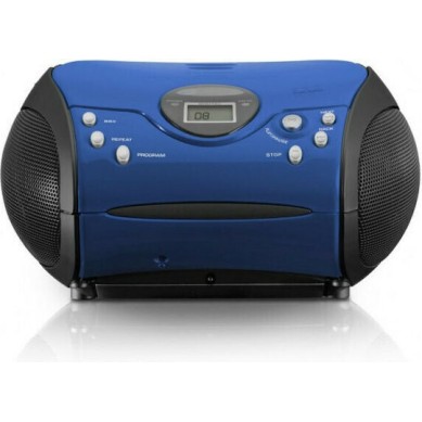 Lenco Φορητό Ηχοσύστημα με CD / MP3 / Ραδιόφωνο Μπλε