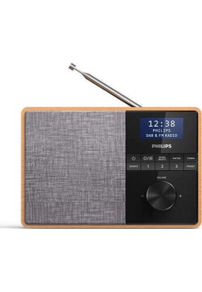 Philips TAR5505 Επιτραπέζιο Ραδιόφωνο Ρεύματος DAB+ με Bluetooth Καφέ