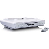 Lenco Φορητό Ηχοσύστημα με Bluetooth / CD / Ραδιόφωνο σε Λευκό Χρώμα