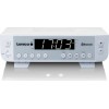 Lenco KCR-100 Επιτραπέζιο Ραδιόφωνο Ρεύματος με Bluetooth Λευκό