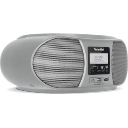 Technisat Digitradio 1990 Φορητό Ηχοσύστημα με Bluetooth / USB / CD / Ραδιόφωνο σε Γκρι Χρώμα