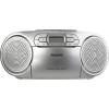 Philips Φορητό Ηχοσύστημα AZ127 με CD / Κασετόφωνο / Ραδιόφωνο σε Ασημί Χρώμα