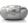 Philips Φορητό Ηχοσύστημα AZ127 με CD / Κασετόφωνο / Ραδιόφωνο σε Ασημί Χρώμα