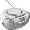 Philips Φορητό Ηχοσύστημα AZ127 με CD / Κασετόφωνο / Ραδιόφωνο σε Ασημί Χρώμα