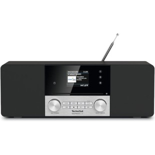 Technisat Ηχοσύστημα 2.0 Digitradio 3 IR 0000/3956 20W με CD / Digital Media Player και Bluetooth Μαύρο