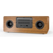 Denver MIR-270DW Φορητό Ηχοσύστημα με Bluetooth / CD / Ραδιόφωνο Καφέ