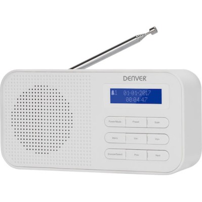 Denver DAB-42 Φορητό Ραδιόφωνο Ρεύματος / Μπαταρίας DAB+ Λευκό
